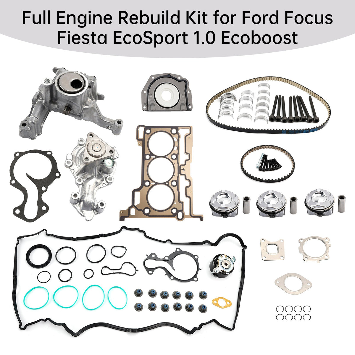 Ford Focus Fiesta EcoSport 1.0 Ecoboost Full Engine Rebuild Kit