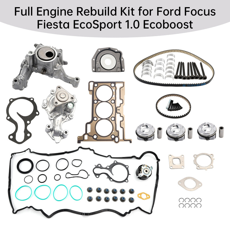 Ford Focus Fiesta EcoSport 1.0 Ecoboost Full Engine Rebuild Kit