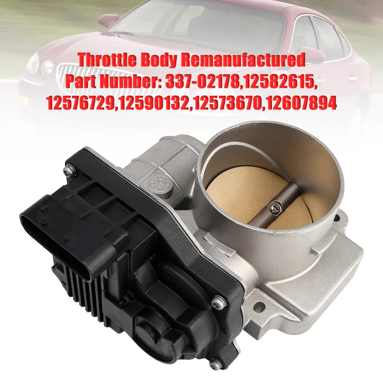 2008 Pontiac Grand Prix Base 3.8L V6 - Gas 12607894 Throttle Body