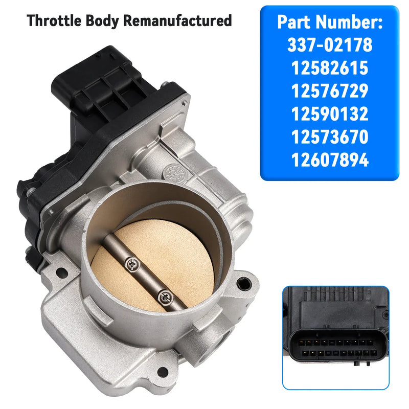 2008 Pontiac Grand Prix Base 3.8L V6 - Gas 12607894 Throttle Body