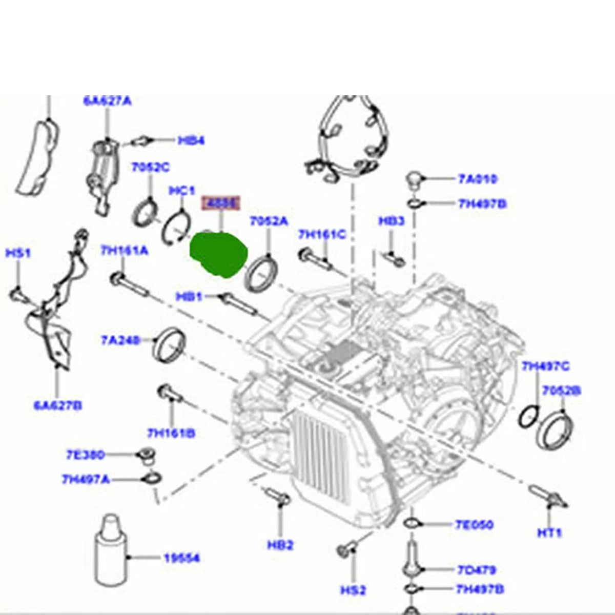 LR002746 Transmission Differential Sleeve For Freelander2/Evoque 2006-2016