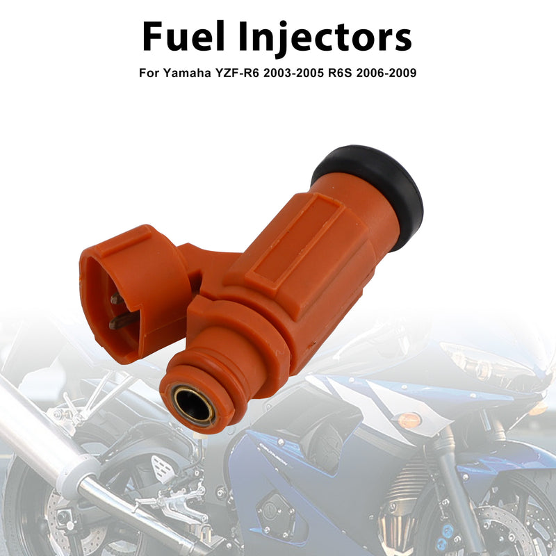 Yamaha YZF-R6 2003-2005 R6S 2006-2009 5SL-13761-00-00 Fuel Injectors