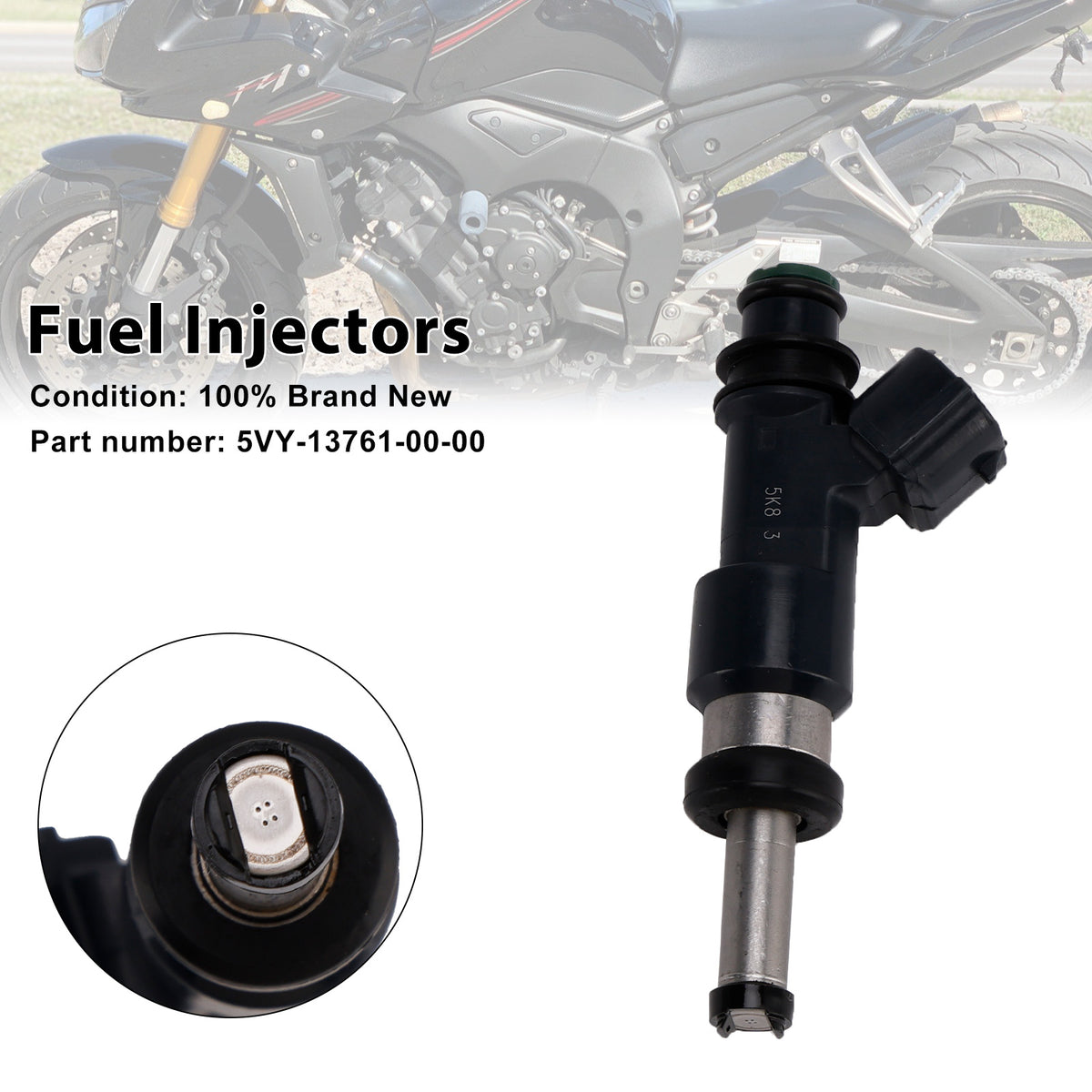 Yamaha YZF-R1 2004-2006 FZS10 5VY-13761-00-00 Fuel Injectors