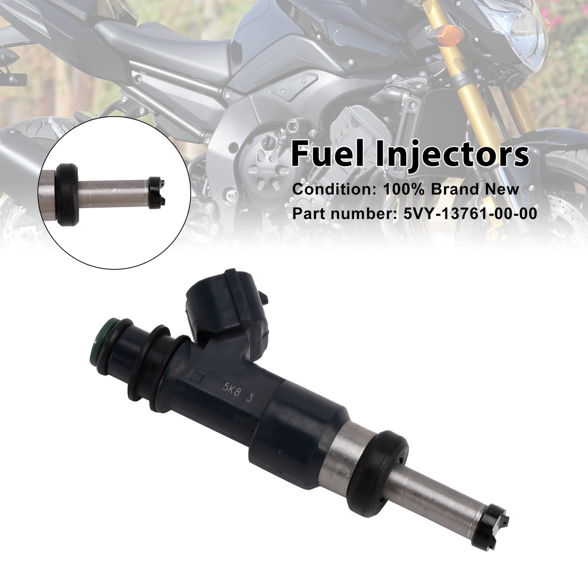 Yamaha YZF-R1 2004-2006 FZS10 5VY-13761-00-00 Fuel Injectors