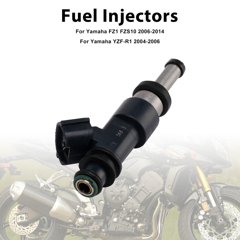 Yamaha YZF-R1 2004-2006 FZS10 5VY-13761-00-00 Fuel Injectors