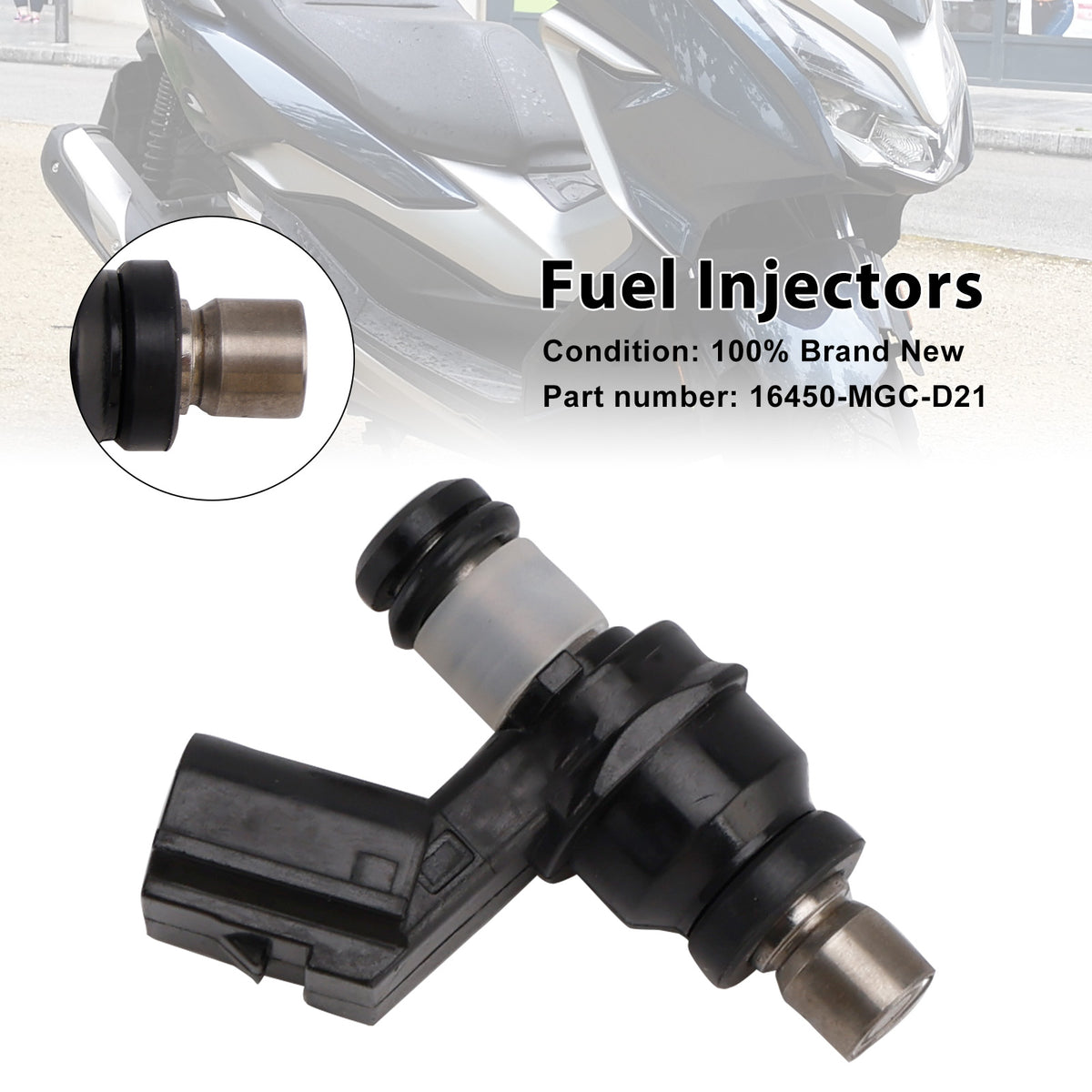 Honda CB1100 2013-2017 NSS300 Forza 300 16450-MGC-D21 Fuel Injectors