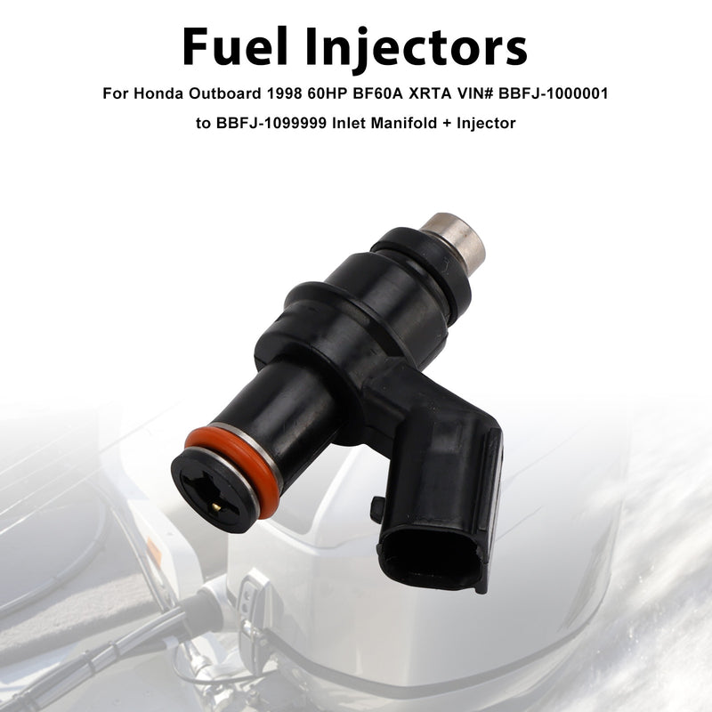 Honda Outboard 1998 60HP BF60A 16450-ZZ3-003 Fuel Injectors