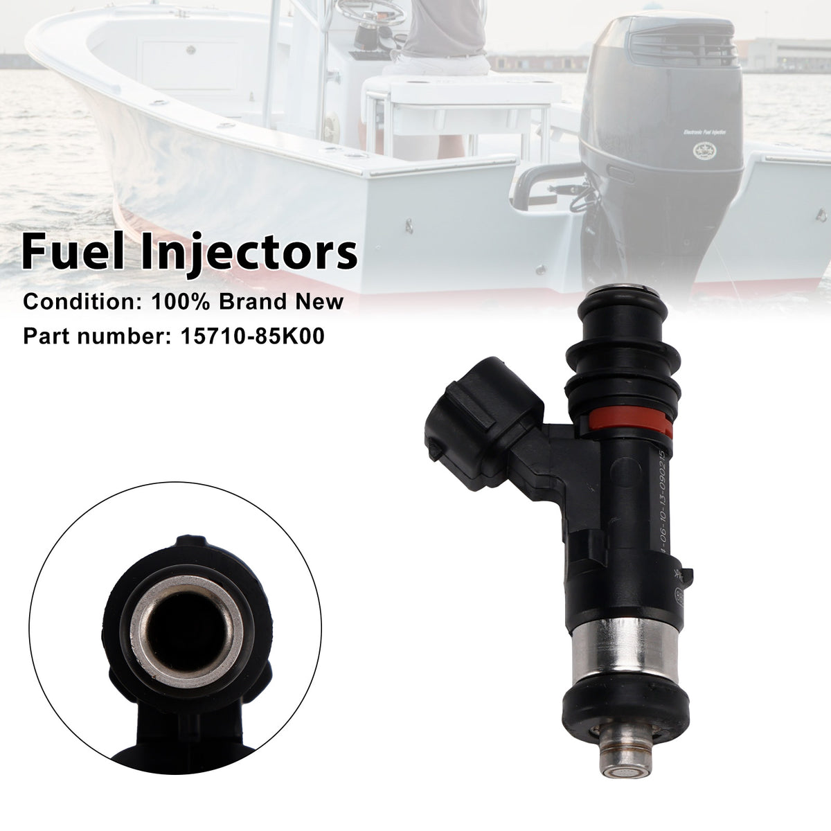Suzuki DF40A DF50A DF60A Outboard 15710-85K00 Fuel Injectors