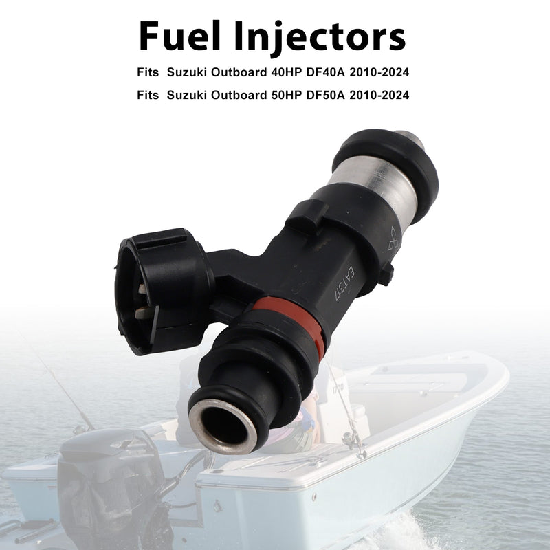 Suzuki DF40A DF50A DF60A Outboard 15710-85K00 Fuel Injectors