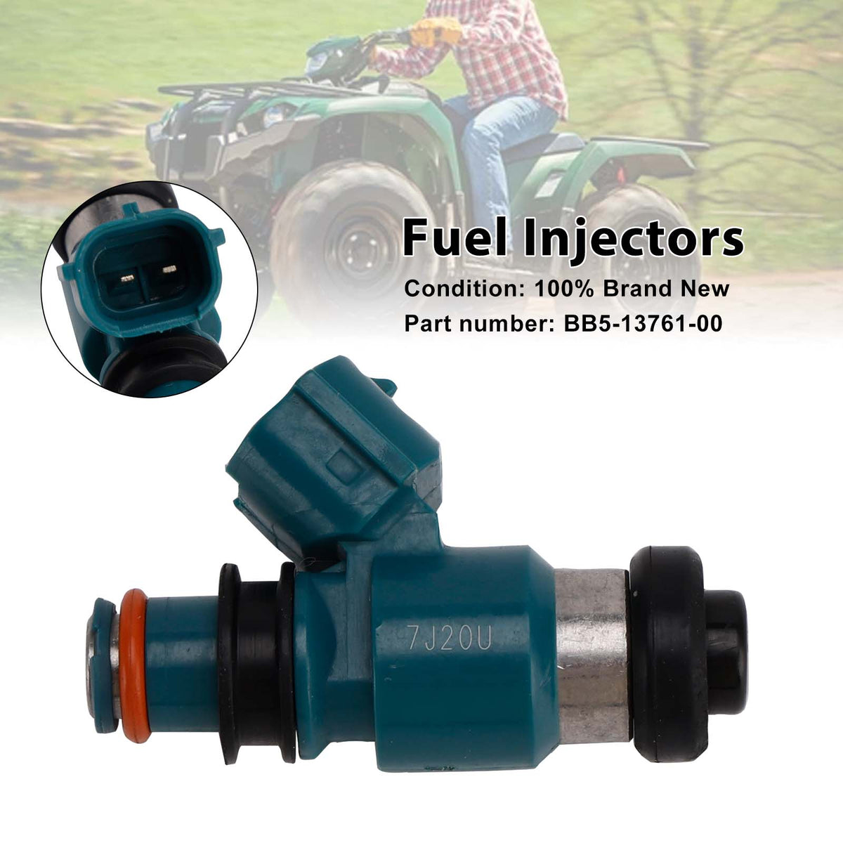 Yamaha KODIAK 450 2018-2022 BB5-13761-00 Fuel Injectors