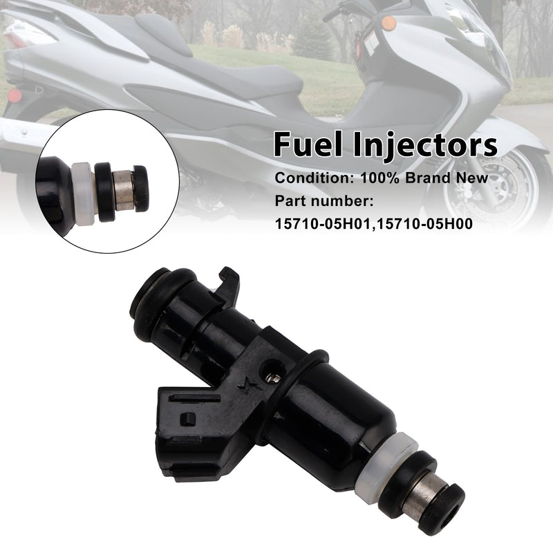 Suzuki Burgman AN400 2007-2016 15710-05H01 Fuel Injectors 15710-05H00