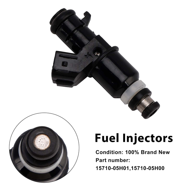 Suzuki Burgman AN400 2007-2016 15710-05H01 Fuel Injectors 15710-05H00
