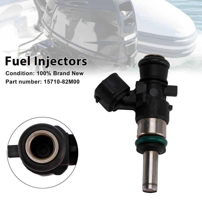 Suzuki Outboard 25HP 30HP DF25 15710-82M00 Fuel Injectors