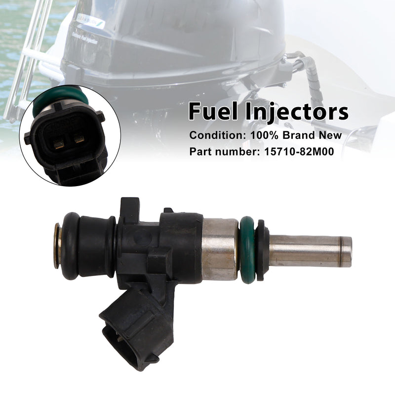 Suzuki Outboard 25HP 30HP DF25 15710-82M00 Fuel Injectors