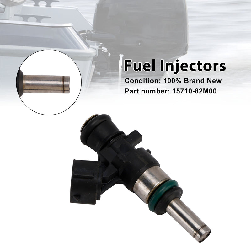 Suzuki Outboard 25HP 30HP DF25 15710-82M00 Fuel Injectors