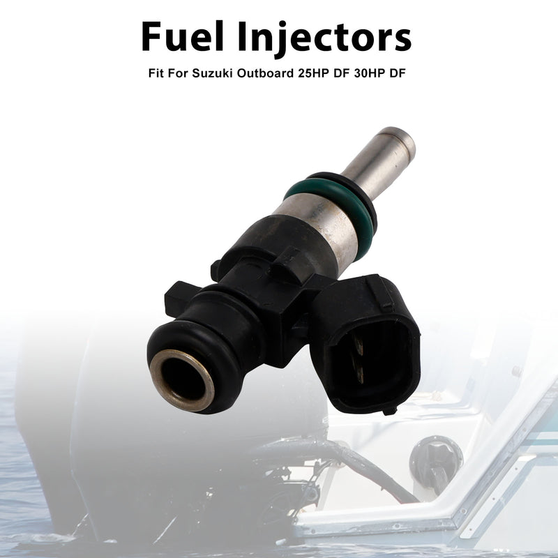 Suzuki Outboard 25HP 30HP DF25 15710-82M00 Fuel Injectors