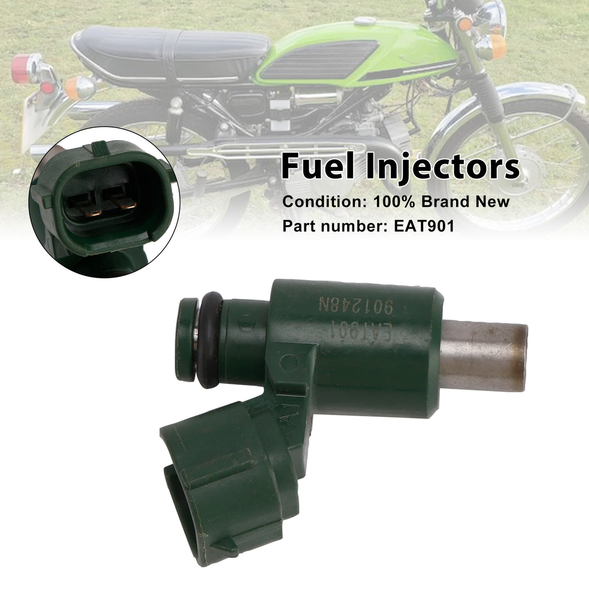 Suzuki Moped Motorcycle UU125T-2 UY125T EAT901 Fuel Injectors