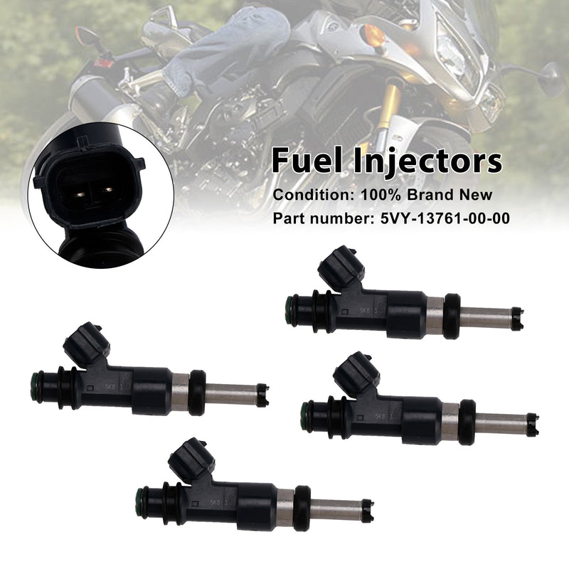 Yamaha YZF-R1 2004-2006 FZS10 4PCS 5VY-13761-00-00 Fuel Injectors