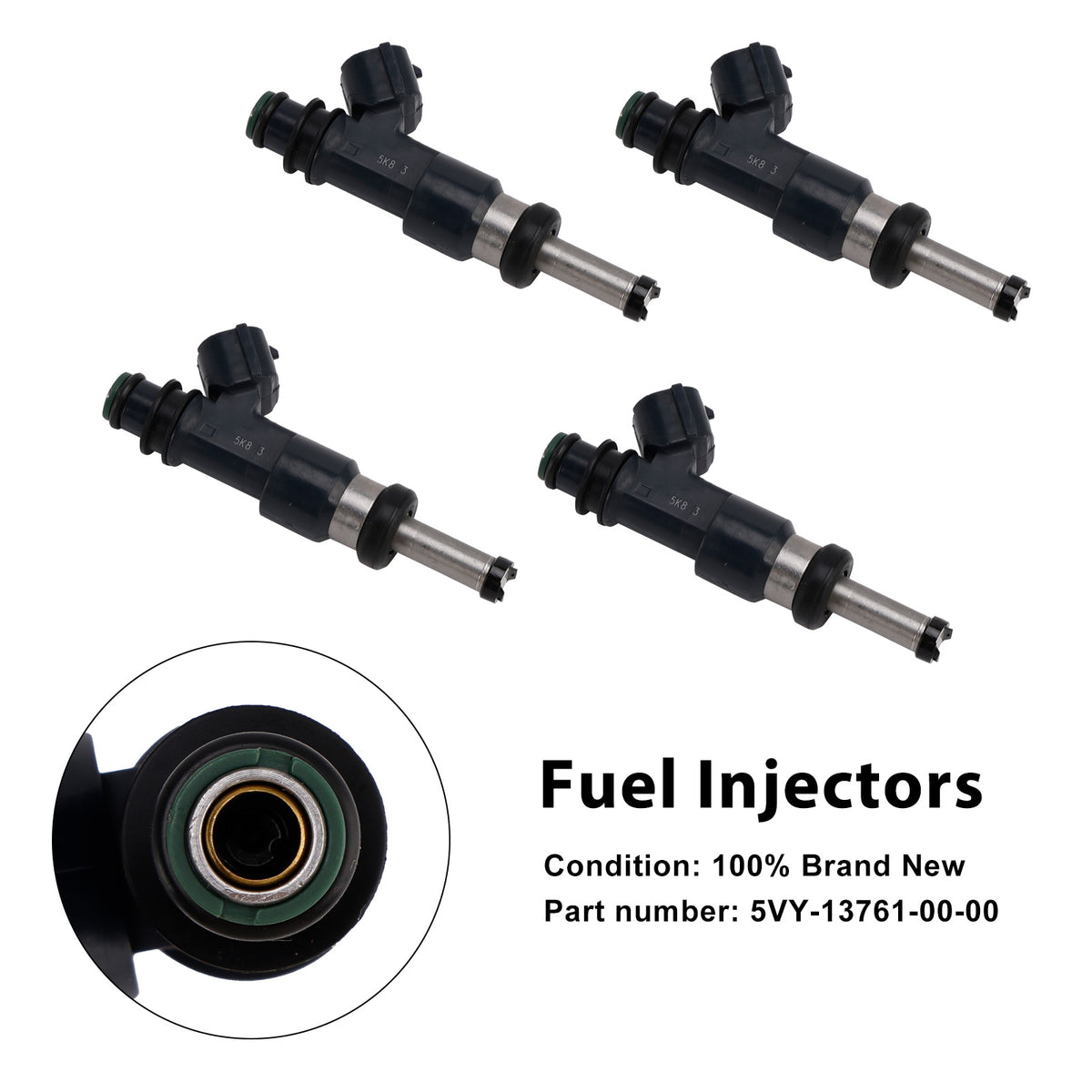 Yamaha YZF-R1 2004-2006 FZS10 4PCS 5VY-13761-00-00 Fuel Injectors