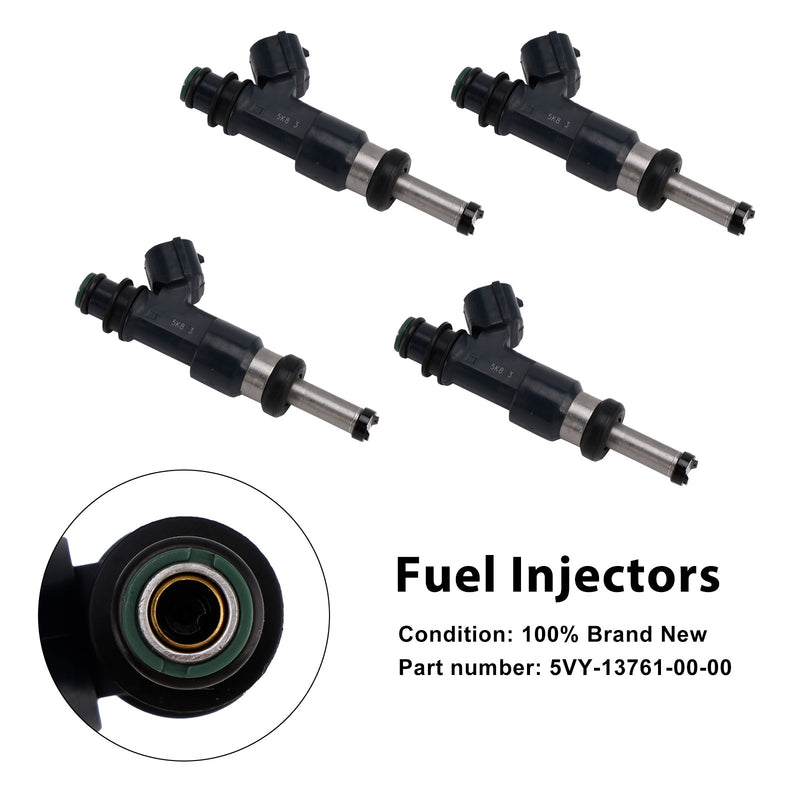 Yamaha YZF-R1 2004-2006 FZS10 4PCS 5VY-13761-00-00 Fuel Injectors