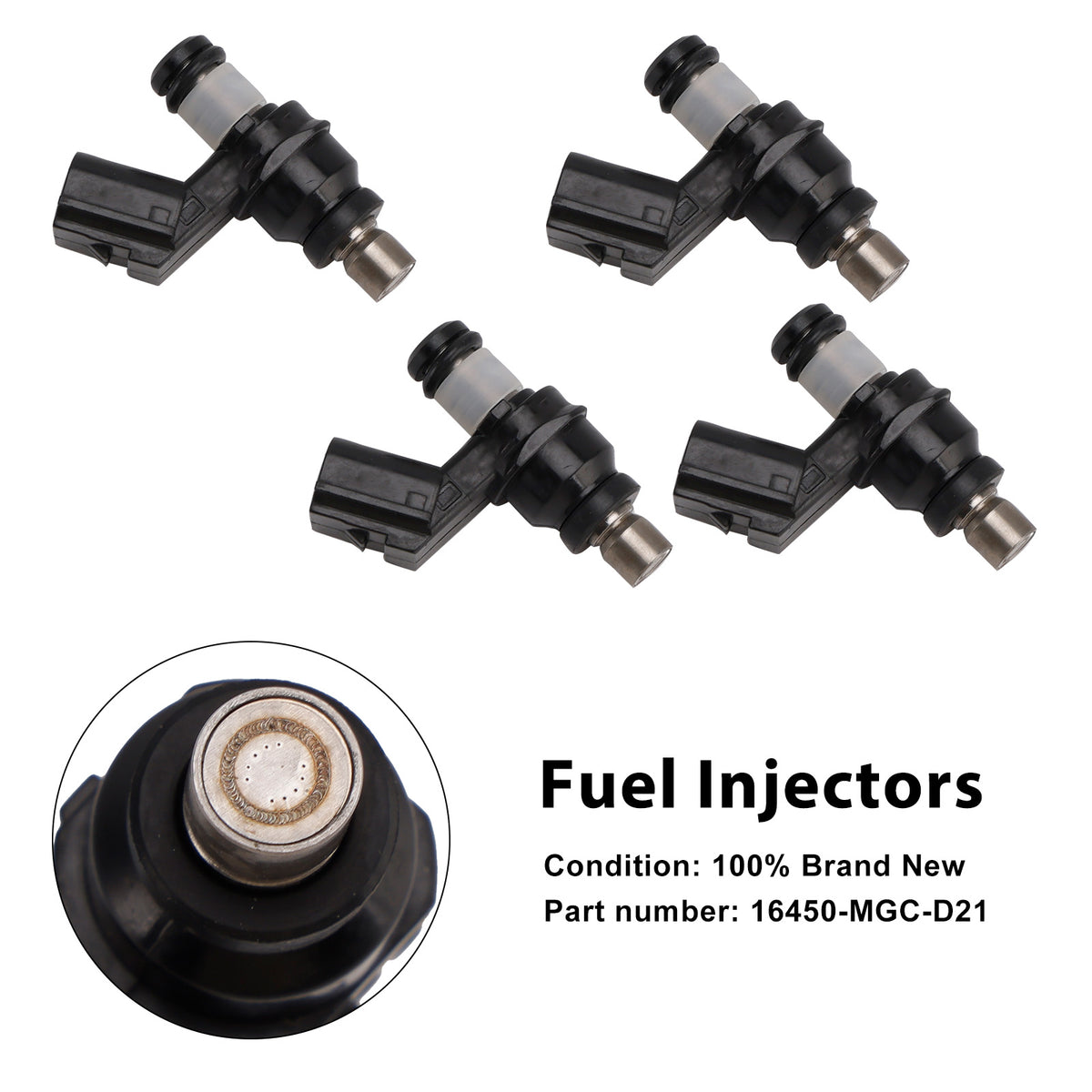Honda CB1100 2013-2017 NSS300 Forza 300 4PCS 16450-MGC-D21 Fuel Injectors