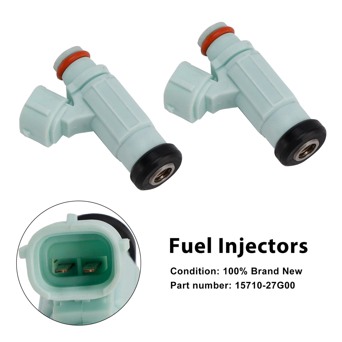 Suzuki SV650 2003-2008 DL650 2007-2011 2PCS 15710-27G00 Fuel Injectors