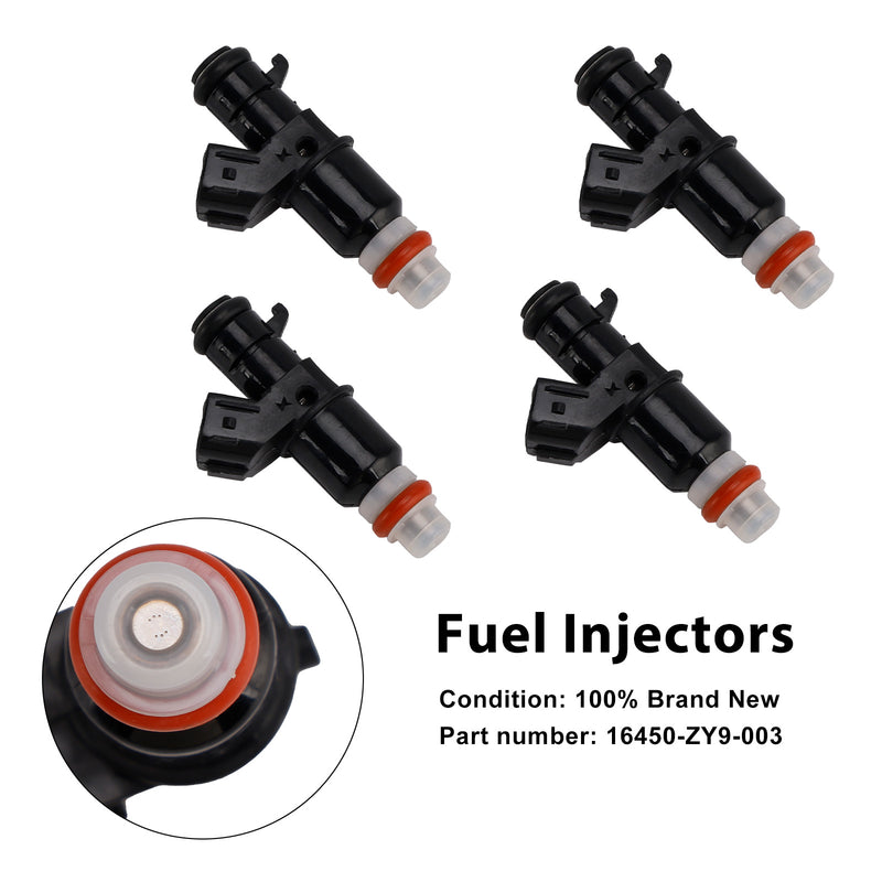 Honda BF90D BF75 Outboard 4PCS 16450-ZY9-003 Fuel Injectors