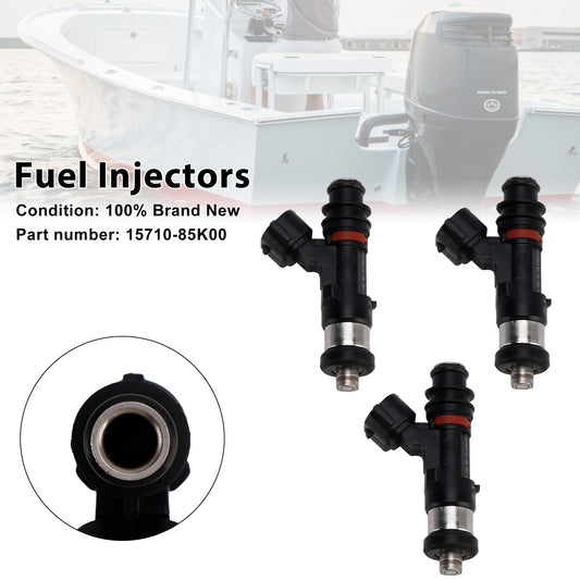 Suzuki DF40A DF50A DF60A Outboard 3PCS 15710-85K00 Fuel Injectors