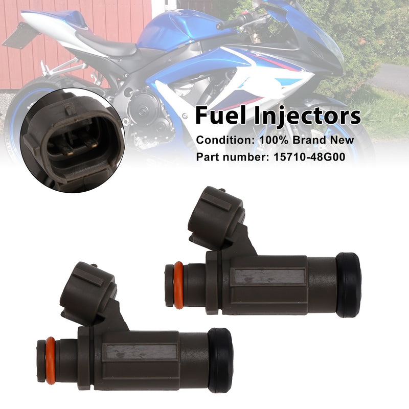 Suzuki Boulevard M109R C109R M90 GSX-R600 2PCS 15710-48G00 Fuel Injectors
