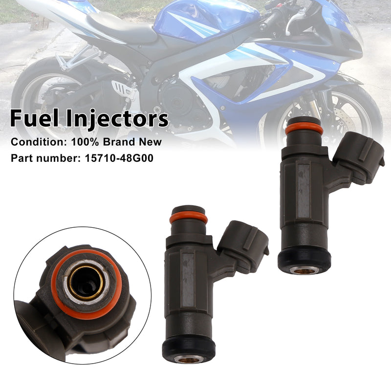 Suzuki Boulevard M109R C109R M90 GSX-R600 2PCS 15710-48G00 Fuel Injectors