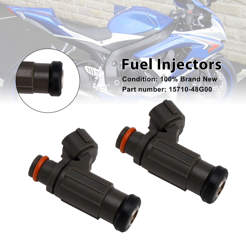 Suzuki Boulevard M109R C109R M90 GSX-R600 2PCS 15710-48G00 Fuel Injectors