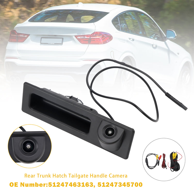 Rear Trunk Hatch Tailgate Handle Switch with Camera For BMW 4 Series X1 X2 X3 X4