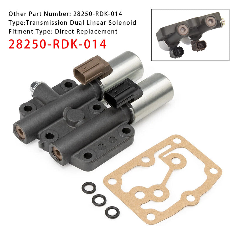 Honda Ridgeline Pilot Acura Transmission Dual Linear Solenoid 28250-RDK-014