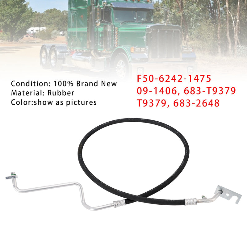 Peterbilt Kenworth Trucks F50-6242-1475 HP Discharge AC Line Hose Assembly