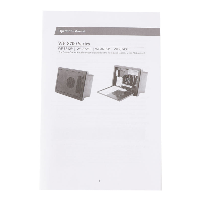 WF-8735-AD RV Converter Charger 30 Amp Power Center Support Auto Detect RV