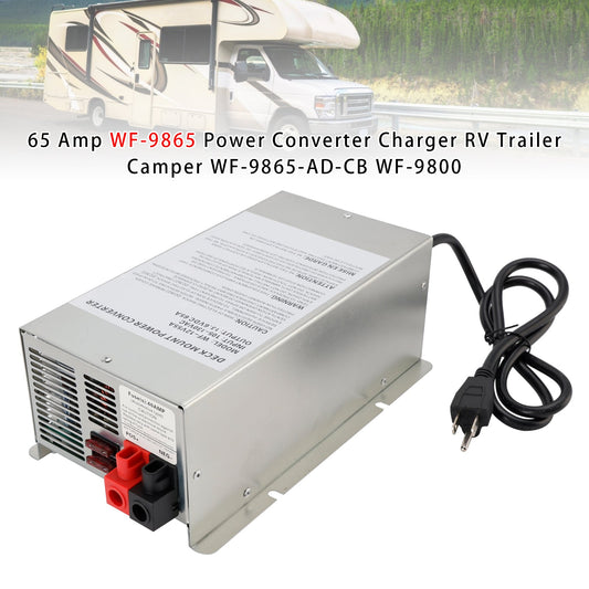 WF-9865 65 Amp Power Converter Charger for Travel Trailer RV Camper WF-9800 Replacement