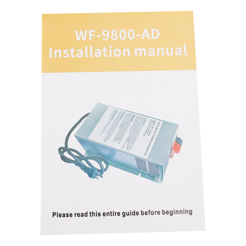 WF-9865 65 Amp Power Converter Charger for Travel Trailer RV Camper WF-9800 Replacement