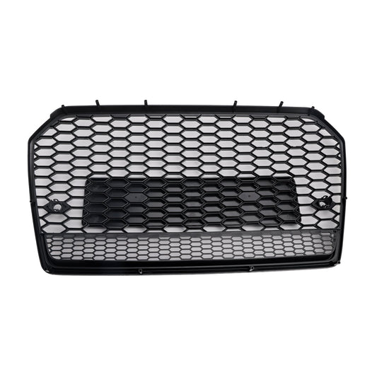 2016-2018 Audi A6 S6 C7 Black RS6 Style Honeycomb Mesh Front Grille Grill