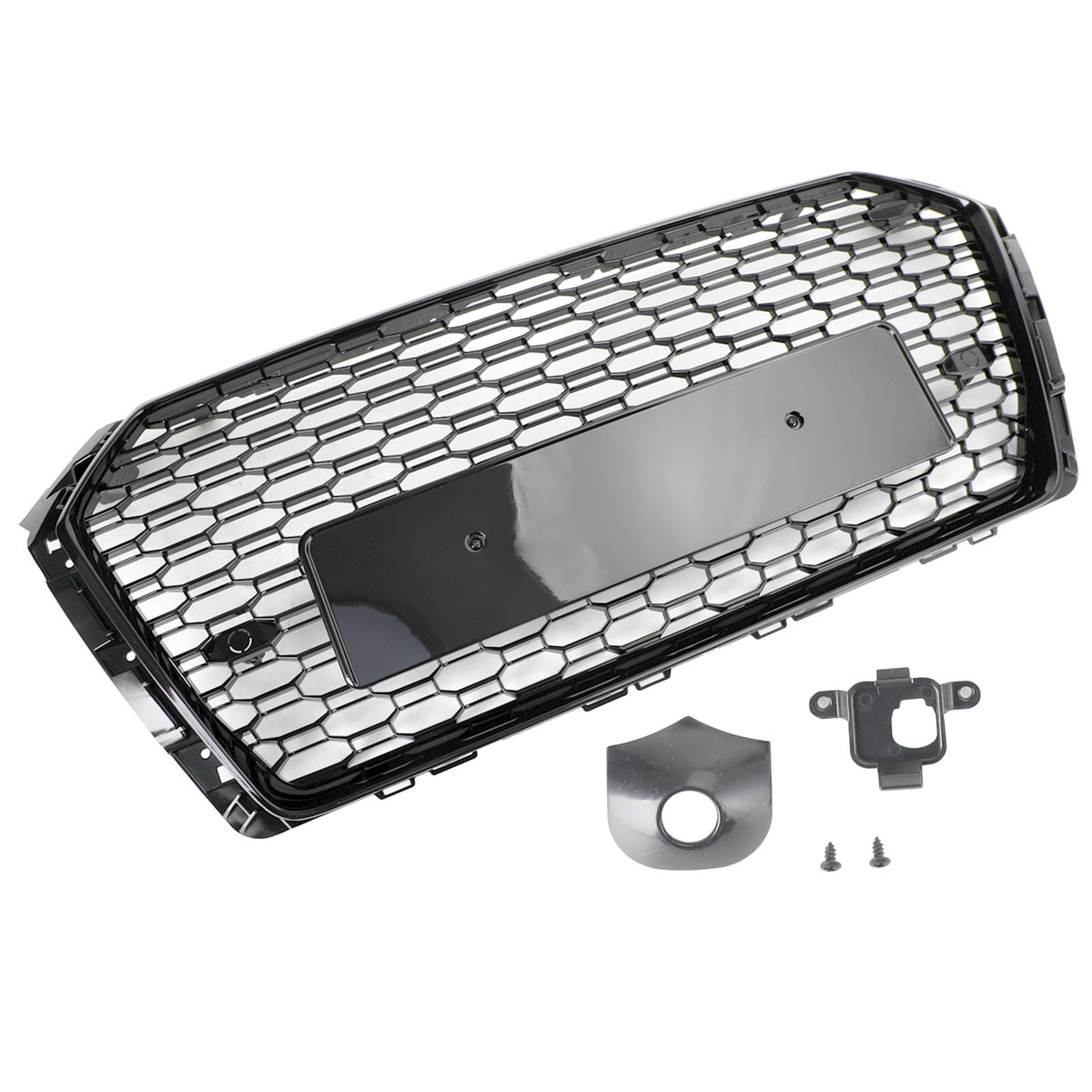 2017-2019 Audi A4/S4 B9 Black RS4 Style Honeycomb Mesh Hex Grille Grill
