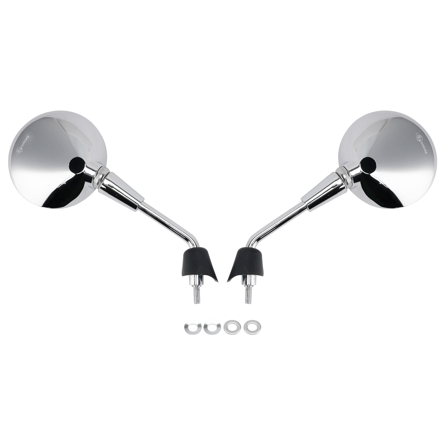 Vespa Primavera 50 125 150 Sprint GTS 125 300 HPE Chrome Mirror Set Shorty