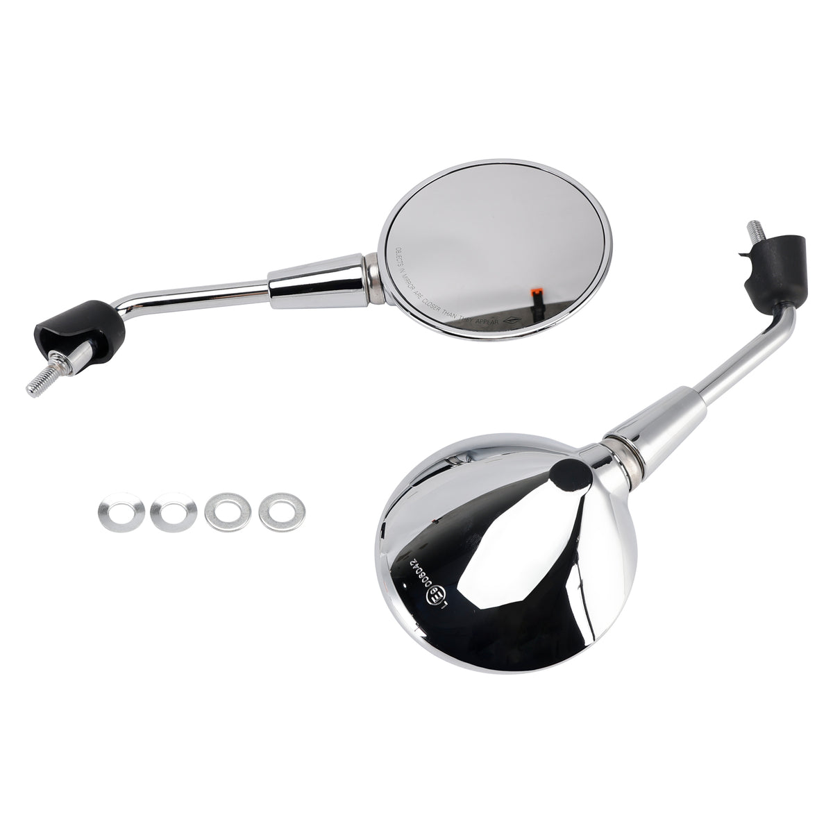 Vespa Primavera 50 125 150 Sprint GTS 125 300 HPE Chrome Mirror Set Shorty
