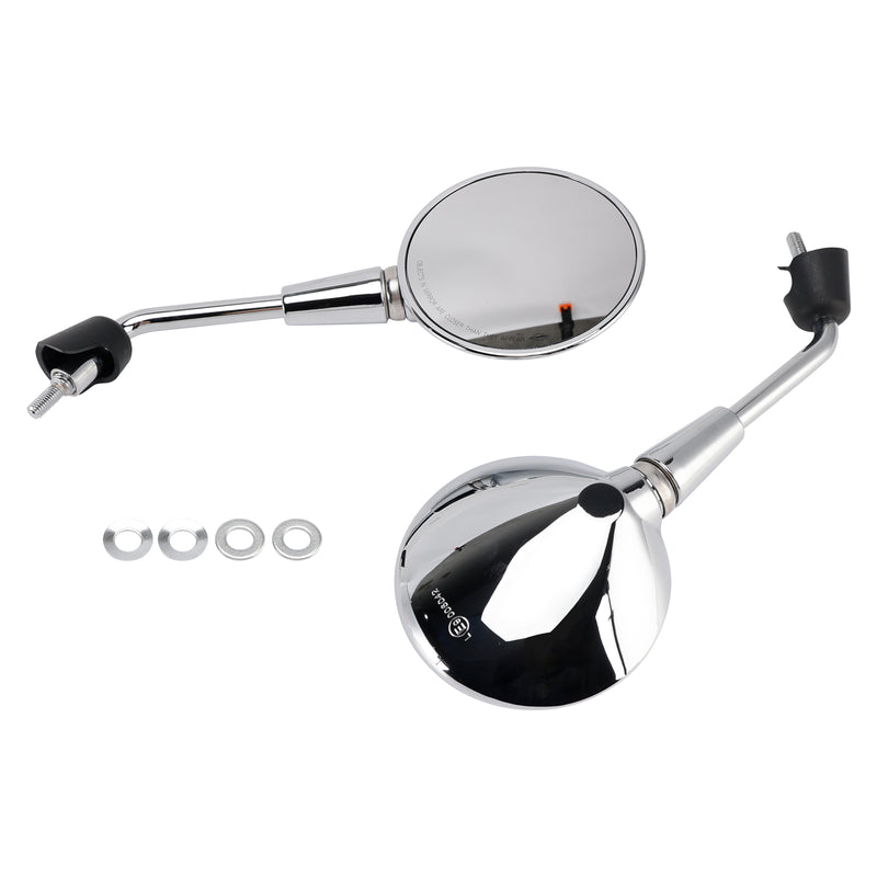 Vespa Primavera 50 125 150 Sprint GTS 125 300 HPE Chrome Mirror Set Shorty