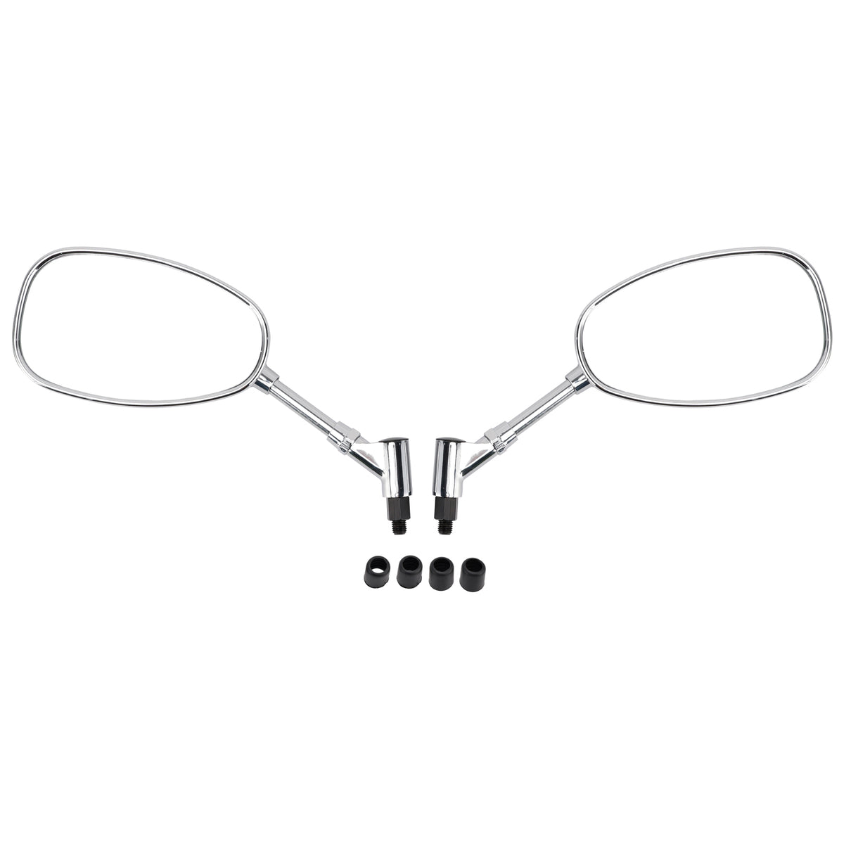 Honda VTX1300S 2003-2007 VTX1800C 2002-2006 Set of 2 Chrome Rearview Mirrors