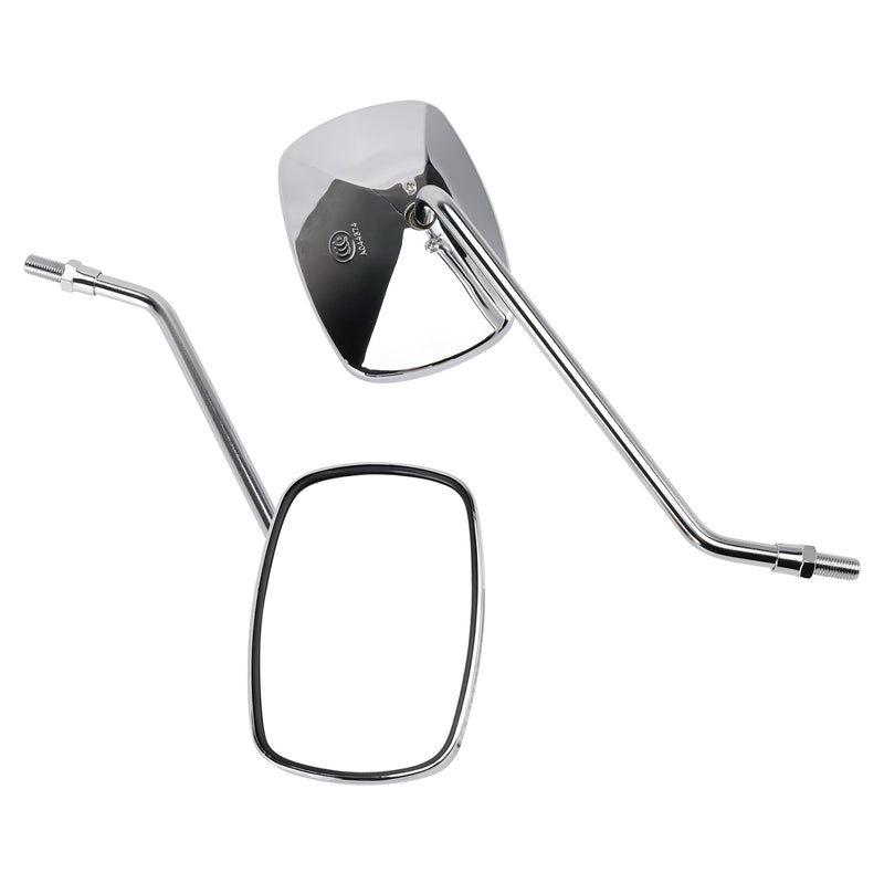 Piaggio Beverly 125 250 2004 2005 06 07 08 Chrome 10mm Rearview Mirror Set