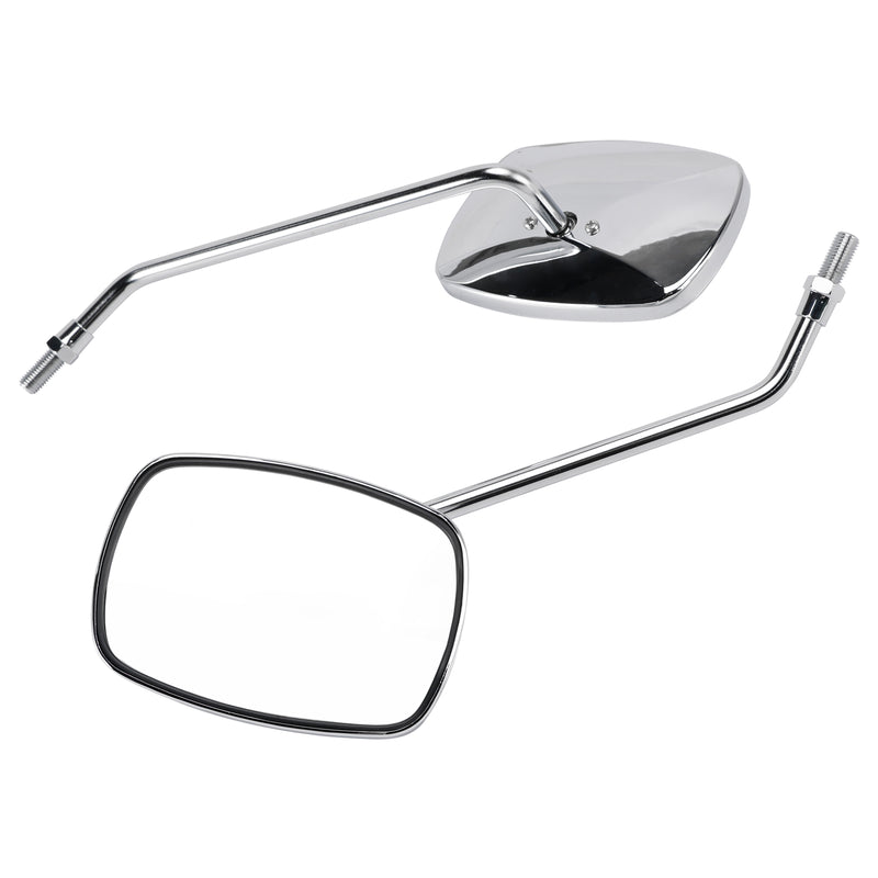 Piaggio Beverly 125 250 2004 2005 06 07 08 Chrome 10mm Rearview Mirror Set
