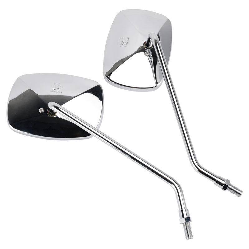 Piaggio Beverly 125 250 2004 2005 06 07 08 Chrome 10mm Rearview Mirror Set