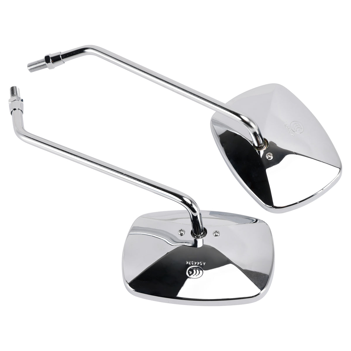 Piaggio Beverly 125 250 2004 2005 06 07 08 Chrome 10mm Rearview Mirror Set