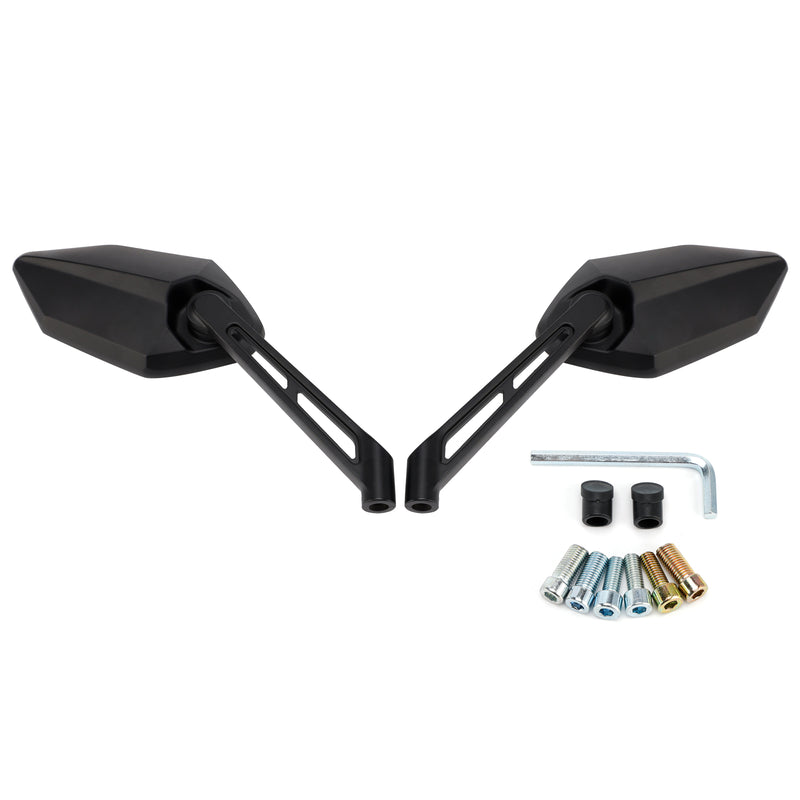 Motorcycle Scooter Moped ATV Quad Rearview Mirror Set Left & Riight 8mm 10mm