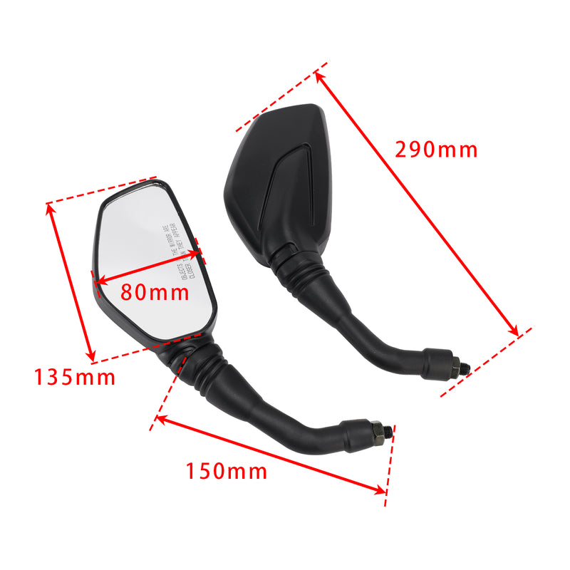 Bajaj Pulsar Ns 200 160 125 Ns200 Ns160 As Dominar 400 Rearview Mirrors Set