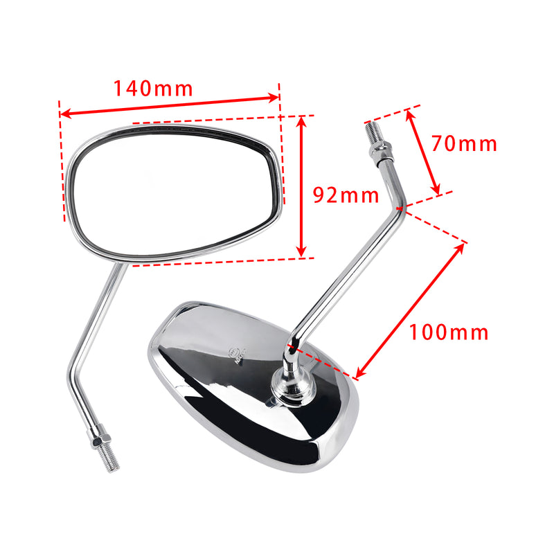 Honda CB400SF CB400SS VT400S Forza Shadow Hornet Rearview Mirrors Set
